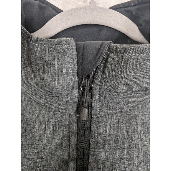 Columbia Men's Jacket Ascender Softshell Sz Medium Grey Fleece Lined Omnishield - Picture 8 of 11